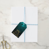 Speciaal Lijst van Luxury Damask Cadeaulabel (Met Touw)