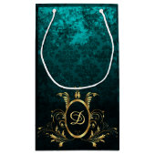 Speciaal Lijst van Luxury Damask Klein Cadeauzakje (Achterkant)