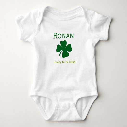 Speciaal Lucky om Irish Baby Body Suit Gift te zij Romper (Voorkant)