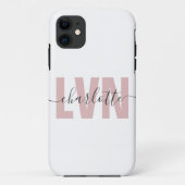 Speciaal LVN-gelicentieerd grafisch verpleegster Case-Mate iPhone Case (Achterkant)