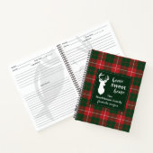 Speciaal MacKinnon Tartan Gespeldenreeks Ontvang Notitieboek (Binnen)