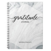 Speciaal Marble Script Gratitude Journal Notitieboek (Voorkant)