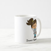 Speciaal medisch arts, Brunette Vrouw Koffiemok (Voorkant rechts)