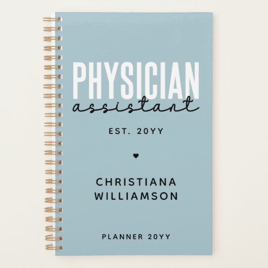 Speciaal medisch assistent PA-Afstuderen Planner (Voorkant)