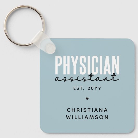 Speciaal medisch assistent PA-Afstuderen Sleutelhanger (Voorkant)