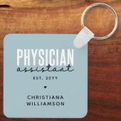 Speciaal medisch assistent PA-Afstuderen Sleutelhanger (Achterkant)