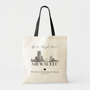 Speciaal Milwaukee Bachelorette Party Canvas tas