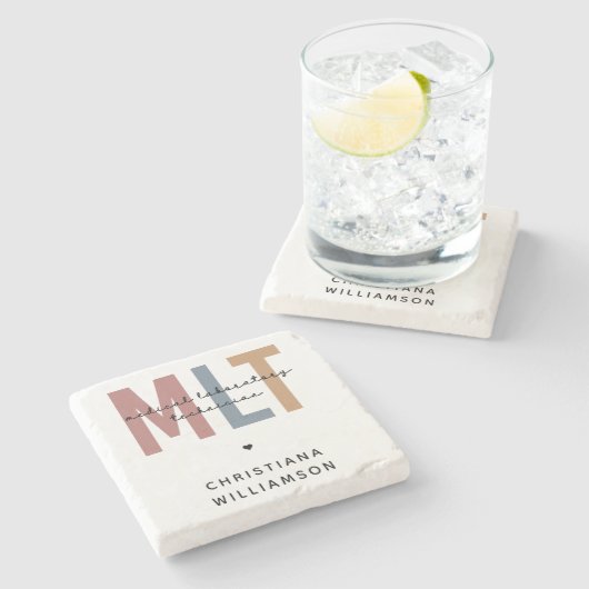 Speciaal MLT-technicus voor medisch laboratorium Stenen Onderzetter (Zijkant)