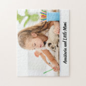 Speciaal modern fotocadeau legpuzzel (Verticaal)