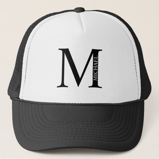 Speciaal monogram en naam Trucker Hat Pet (Voorkant)