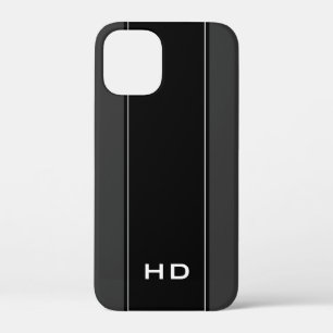 Speciaal monogram zwarte iPhone 6 hoesje voor mann