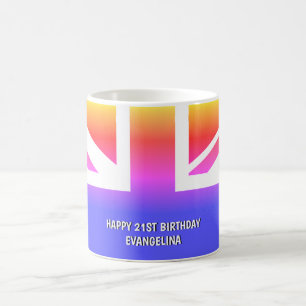 Speciaal Multicolored British UNION JACK Koffiemok