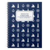 Speciaal Nautical Diral Notebook Notitieboek (Voorkant)