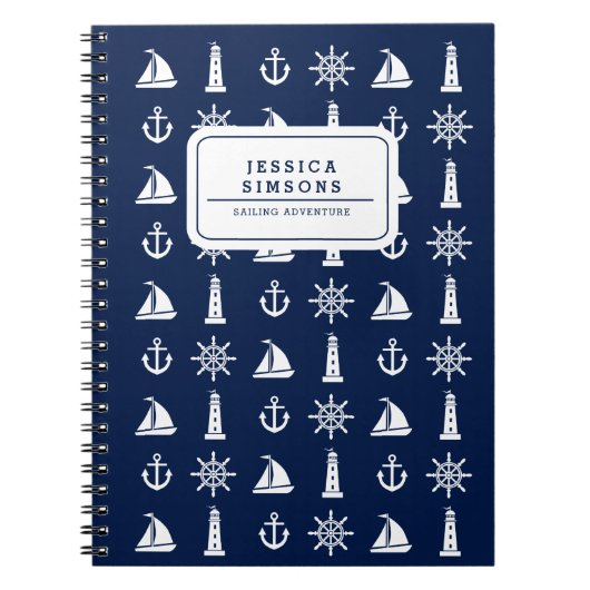 Speciaal Nautical Diral Notebook Notitieboek (Voorkant)