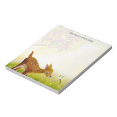 Speciaal Notitieblok voor deer en vlinder (Gedraaid)
