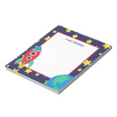 Speciaal Notitieblok voor Space Rocket (Gedraaid)