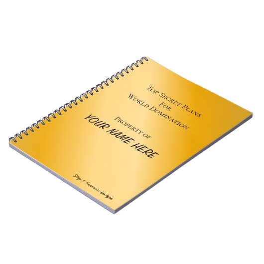 Speciaal Notitieboek voor wereldheerschappij (Linkerzijde)