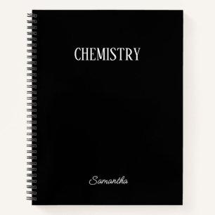 Speciaal Notitieboek voor zwarte chemie