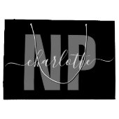 Speciaal NP zuster Practitioner Afstuderen Chic Groot Cadeauzakje (Achterkant)