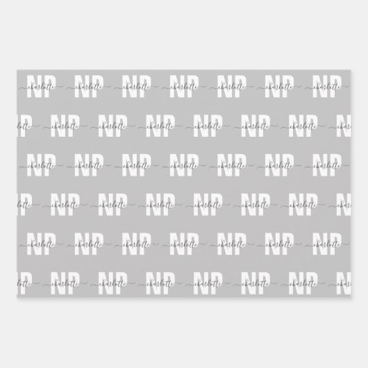 Speciaal NP zuster Practitioner Afstuderen Chic Inpakpapier Vel (Voorkant 2)