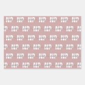 Speciaal NP zuster Practitioner Afstuderen Chic Inpakpapier Vel (Voorkant 3)