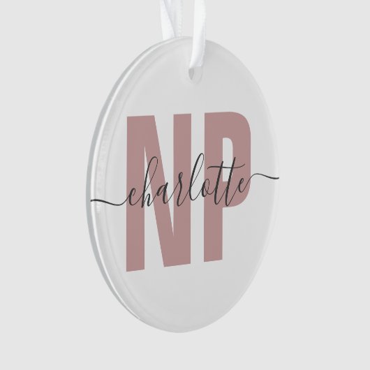 Speciaal NP zuster Practitioner Afstuderen Chic Ornament (voorkant)