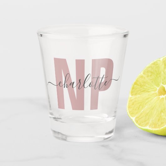Speciaal NP zuster Practitioner Afstuderen Chic Shot Glas (Voorkant)