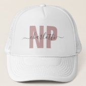 Speciaal NP zuster Practitioner Afstuderen Chic Trucker Pet (Voorkant)