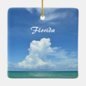 Speciaal Ocean Uitzicht noem je strand Keramisch Ornament (Achterkant)