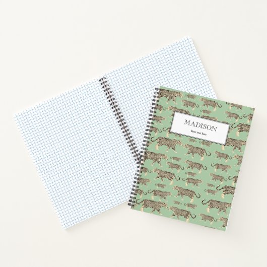 Speciaal Oerwoud Jaguar Animal Pattern Notitieboek (Binnen)