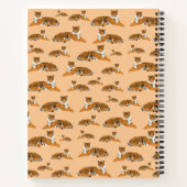 Speciaal Oerwoud tijger dierpatroon Notitieboek (Achterkant)