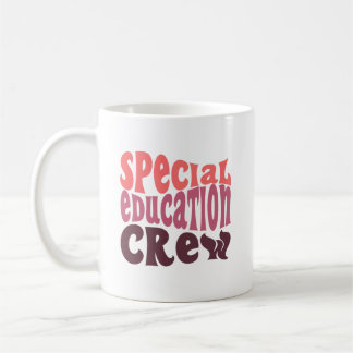 Speciaal onderwijs Crew Teacher Gift Koffiemok