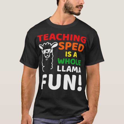 Speciaal onderwijs Geïnspireerd SPED Docent Quote  T-shirt (Voorkant)