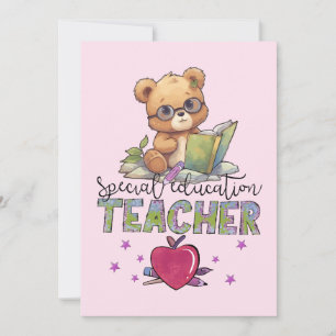 Speciaal onderwijs leraar Happy Teachers Day Kaart