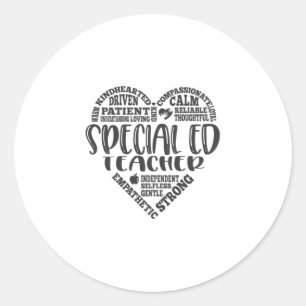 Speciaal onderwijs leraar, SPED leraar Ronde Sticker