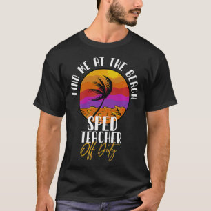 Speciaal onderwijs - SEPED-leraar die dienst doet T-shirt
