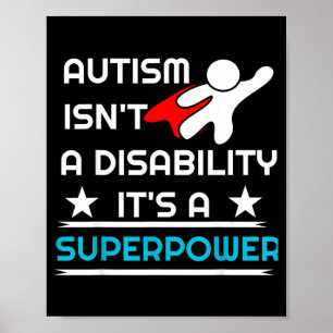 Speciaal onderwijs SPED ESE leraar autisme bewustz Poster