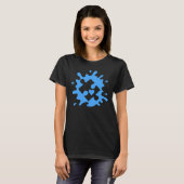 Speciaal onderwijsleraar Autism Awareness Puzzle P T-shirt (Voorkant volledig)