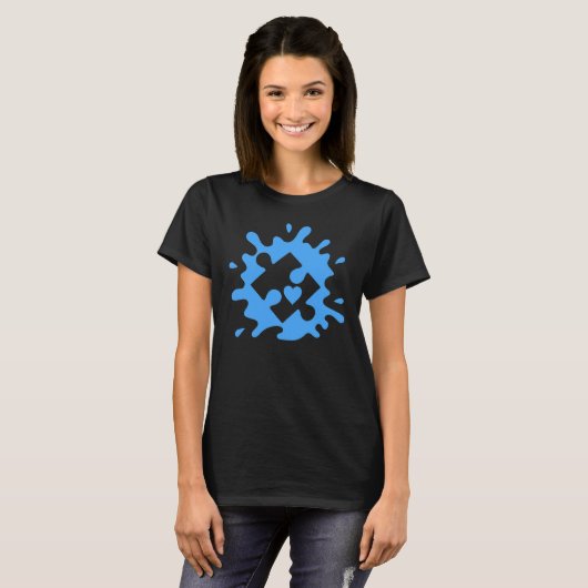 Speciaal onderwijsleraar Autism Awareness Puzzle P T-shirt (Voorkant volledig)