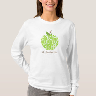 Speciaal onderwijsleraar Groen Apple-Shirt T-shirt