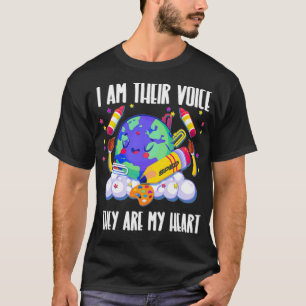 Speciaal onderwijsleraar Kind Terug naar afrika af T-shirt