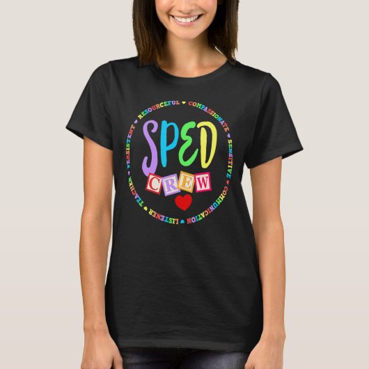 Speciaal onderwijsleraar PARA Special Ed Crew SPE T-shirt (Voorkant)