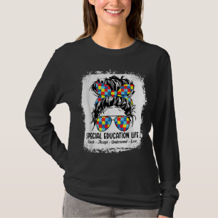 Speciaal onderwijsleven Sped Teacher Teach Accepte T-shirt