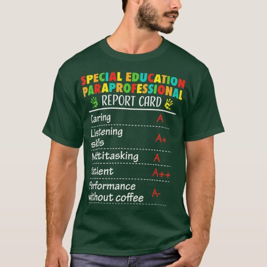 Speciaal onderwijsveld Funny Gift T-shirt (Voorkant)