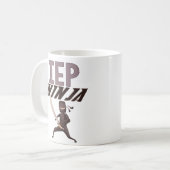 Speciaal onderwijzend leraar Funny Ninja Coffee Mo Koffiemok (Voorkant links)