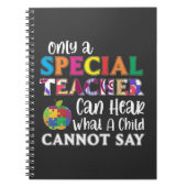 Speciaal onderwijzend leraar speciale Kinderen Notitieboek (Voorkant)