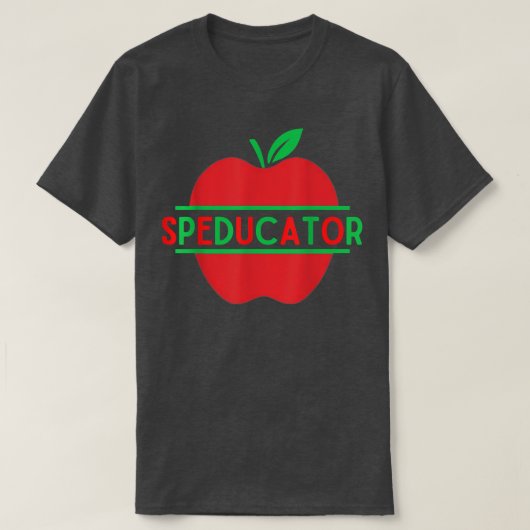 Speciaal onderwijzend leraar Sped Ed Sped T-shirt (Design voorkant)