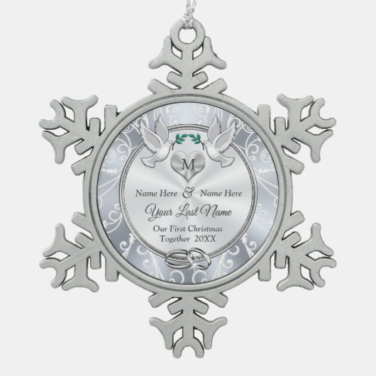 Speciaal ons eerste kerstfeest samen Ornament (Voorkant)