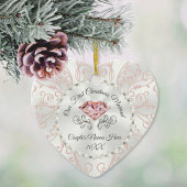 Speciaal ons eerste kersthuwelijk Ornament