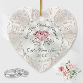 Speciaal ons eerste kersthuwelijk Ornament
